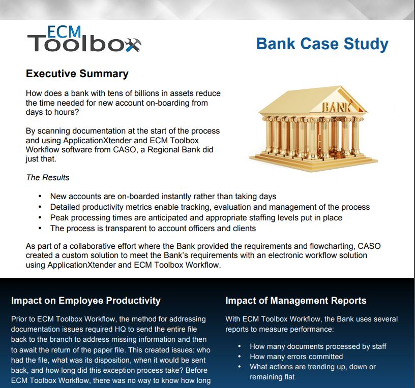 banking case studies with solutions
